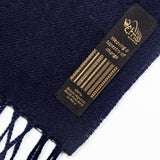 Royal Alpaca Navy Blue Scarf