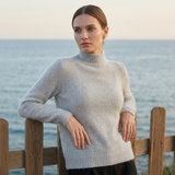 Suéter Mock Neck Misti Plata