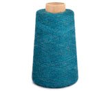 Suéter Mock Neck Misti Verde Azulado de baby alpaca, Cusco - Etno Alpaca