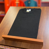 Suéter cuello O Negro “Yana Pacha”