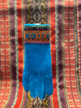 Gloves with colorful design