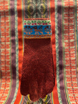 Gloves with colorful design