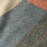 Shawl with checkered design