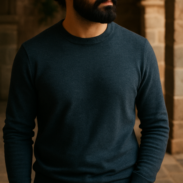 O neck sweater