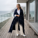 Tinkuy Plaid Blanket – Navy