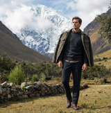 Charcoal O-neck Sweater “Misti K'uychi”