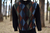 Men's intarsia jacket